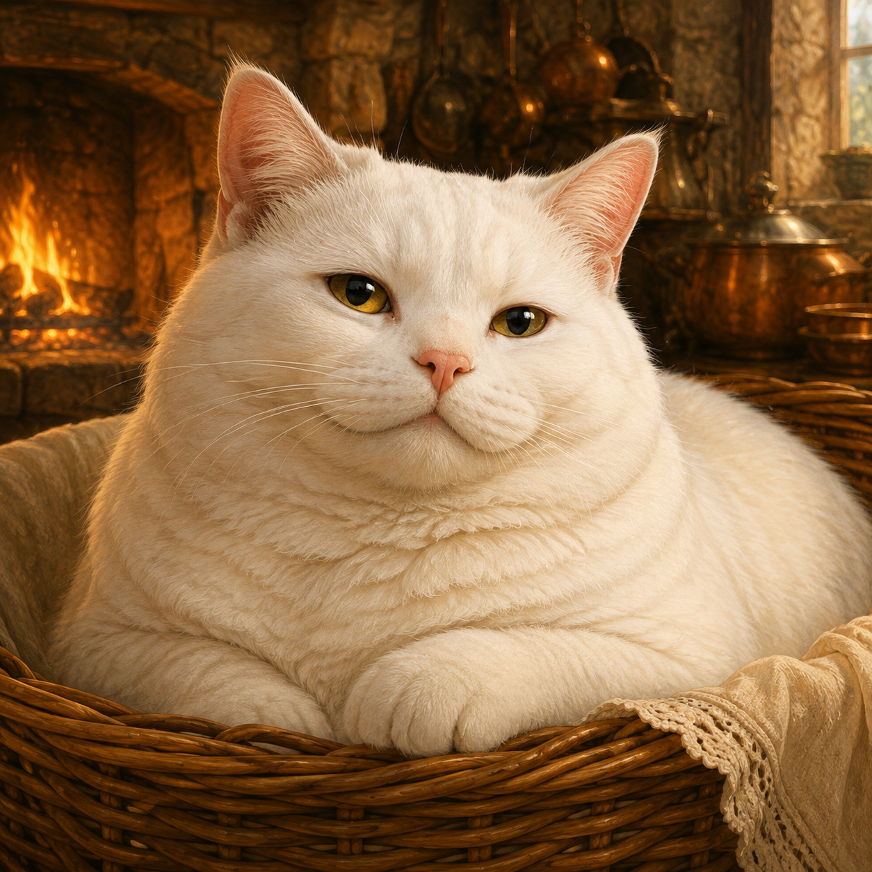 Mietze, die Burgkatze